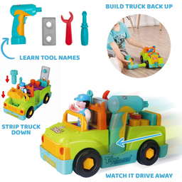 ماشین ابزار موزیکال و چراغدار هولی تویز مدل 6109 Little Mechanic Tool Truck with Light and Music