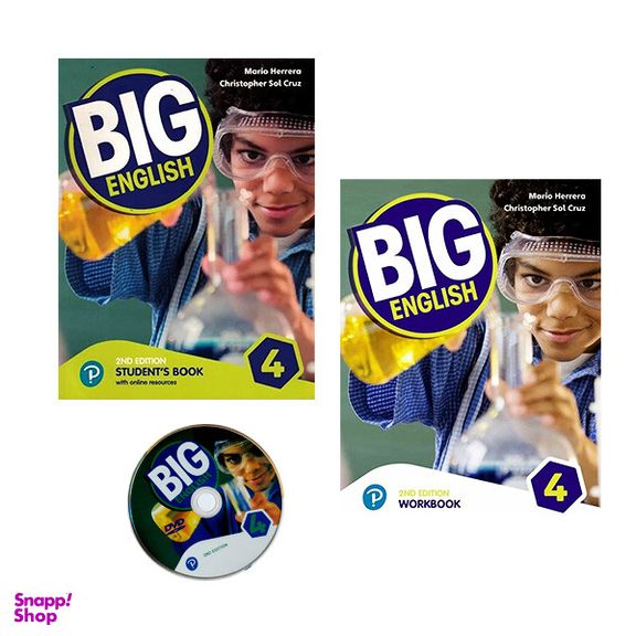 کتاب Big English ۴ اثر Mario Herrera and Christopher Sol Cruz انتشارات پیسون مجموعه ۲ جلدی