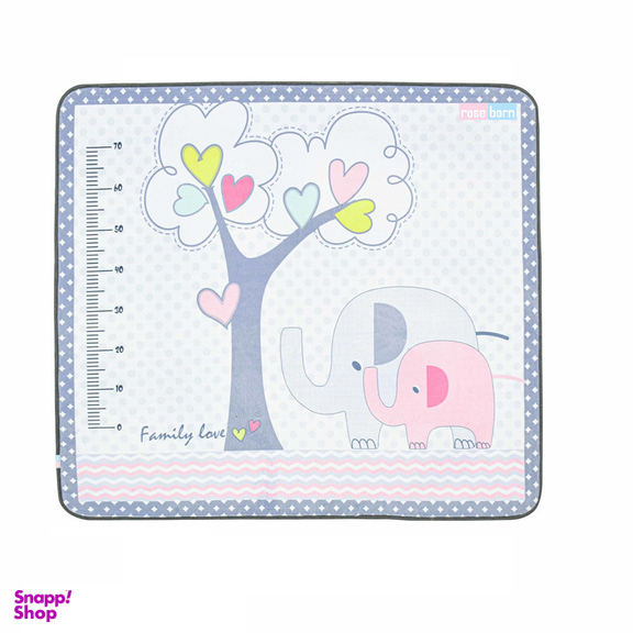 فرش ماشینی رز بورن مدل اتاق کودک FAMILY LOVE GIRL