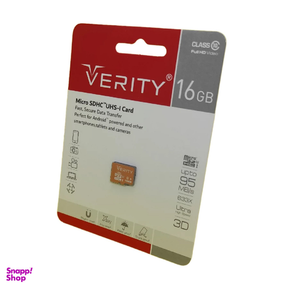 کارت حافظه microSDHC وریتی مدل Final 600X کلاس 10 استاندارد UHS-I U1 سرعت 90MBps ظرفیت 16 گیگابایت