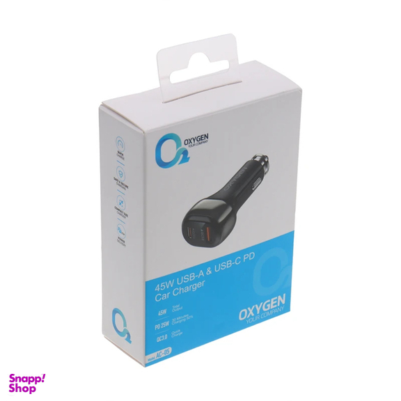 شارژر فندکی 45 وات اکسیژن مدل AC-05