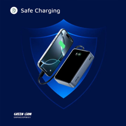 پاوربانک گرین لاینر مدل MADRID 20 GNMAD20PBKGY ظرفیت 20000 میلی آمپر ساعت