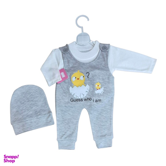 ست سه تکه نوزاد طرح جوجه کد 116