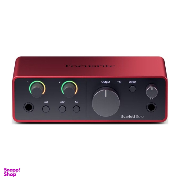 کارت صدا استودیویی فوکوسرایت مدل Scarlett Solo 4th Gen