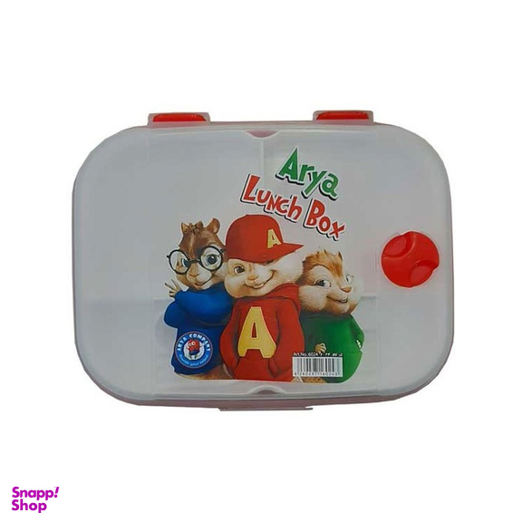 ظرف غذا مستطیل سوپاپ دار بزرگ آریا کد 6024