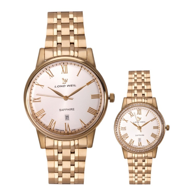 ست ساعت مچی عقربه ای زنانه و مردانه لوندویل کد 60054