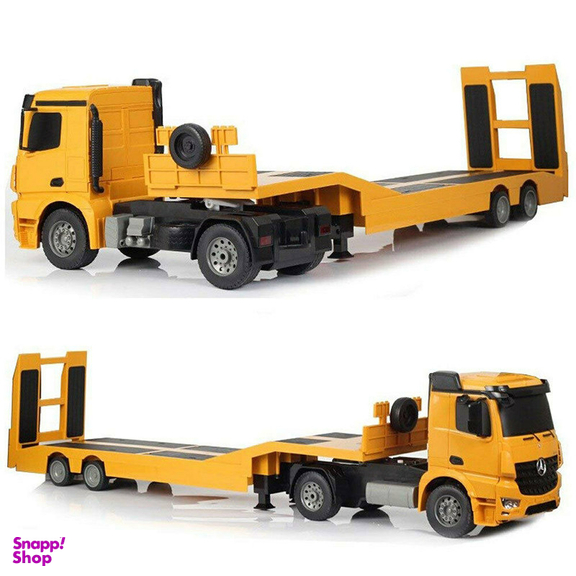 ماشین بازی کنترلی دابل ای مدل Mercedes Benz Arocs Flat Bed Trailer