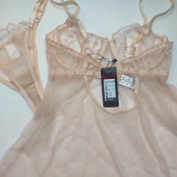 لباس خواب زنانه برتا کد 2200C رنگ کرم