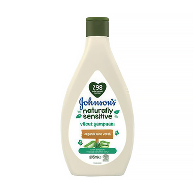 شامپو بدن کودک جانسون مدل Naturally Sensitive حجم 395 میلی لیتر