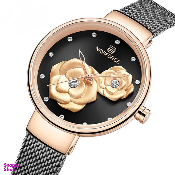 ساعت عقربه ای زنانه نیوی فورس مدل nf5013black