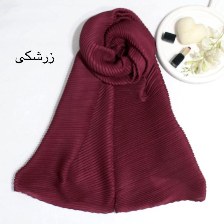 شال ساده پلیسه طرح آرمیتا کد ana9503