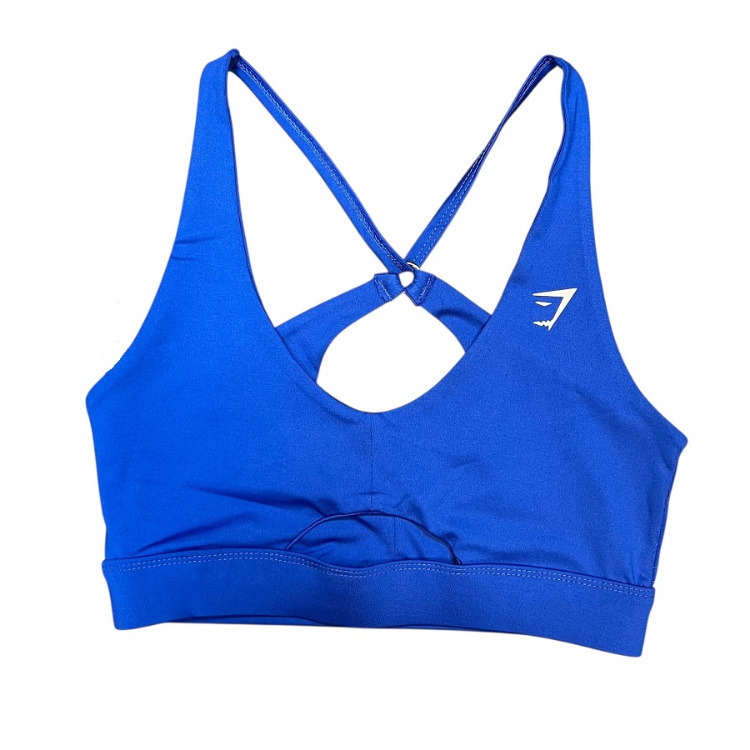 نیم تنه ورزشی زنانه طرح جیمشارک کد 4241 رنگ آبی