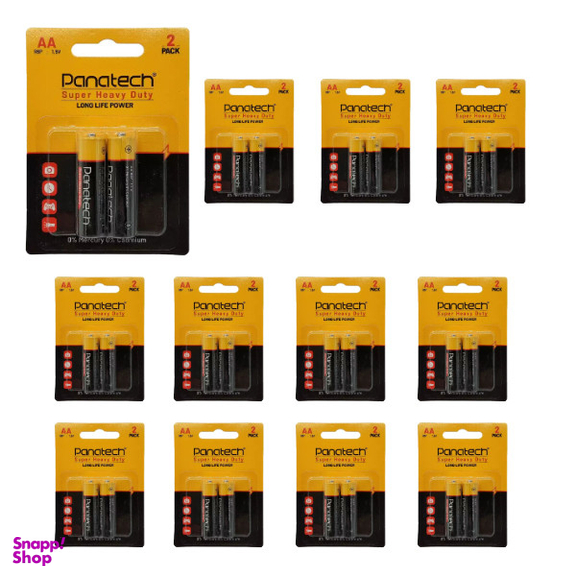 باتری قلمی پاناتک مدل Super Heavy Duty R 6P بسته 24 عددی