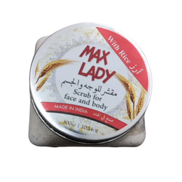 اسکراب لایه بردار پوست مکس لیدی مدل Rice حجم 300 میلی لیتر