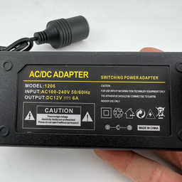 مبدل برق شهری به فندکی خودرو مدل 12O6