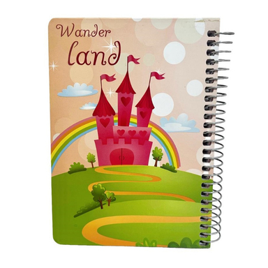 دفترچه یادداشت 100 برگ سلین مدل سرزمین عجایب کد 104