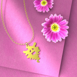 گردنبند طلا 18 عیار زنانه مدوپد مدل روح کد G3-1-1090