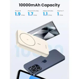 پاوربانک مغناطیسی مینی 20 وات یوگرین مدل PB561 کد 25208 ظرفیت 10000 میلی‌ آمپر ساعت