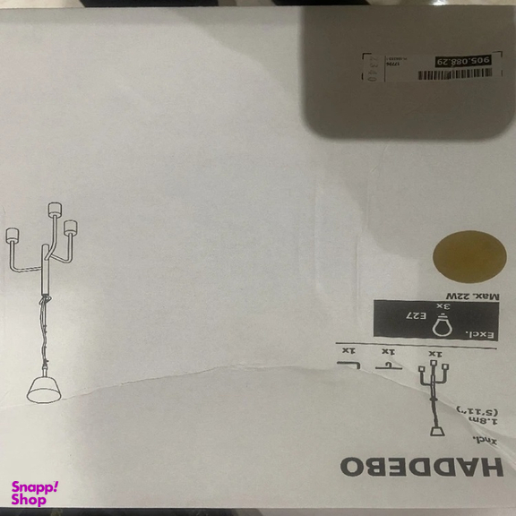 لوستر ایکیا مدل HADDEBO کد 905.088.29