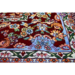 روفرشی طرح افشان زمینه زرشکی