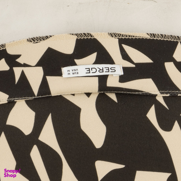 دامن زنانه سرژه مدل 210207 رنگ کرم