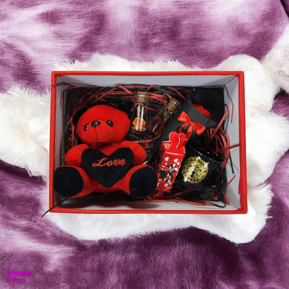 ست هدیه روز عشق مدل خرس مجموعه 8 عددی