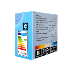 لامپ هالوژن اس ام دی 6 وات پارس لایت مدل P69-00LIGHT مجموعه 6 عددی