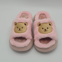 دمپایی حوله ای کد 7383 رنگ صورتی