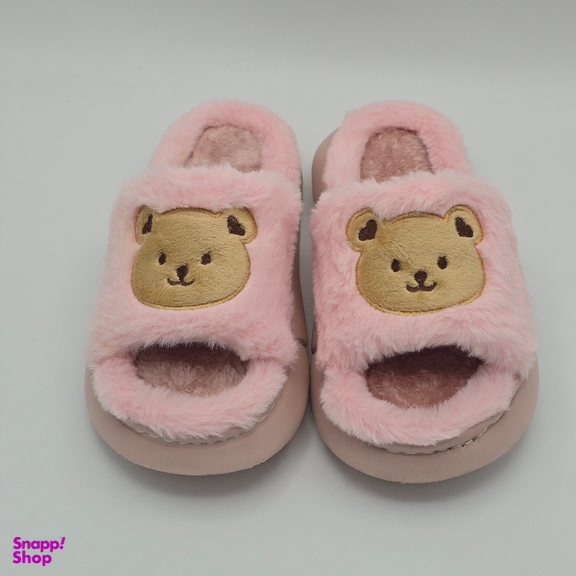 دمپایی حوله ای کد 7383 رنگ صورتی