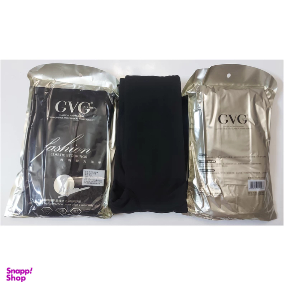 جوراب شلواری زنانه جی وی جی مدل تو خزدار رنگ مشکی