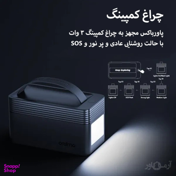 پاوربانک 22.5 وات اورایمو مدل Powerbox600 ظرفیت 60000 میلی آمپر ساعت