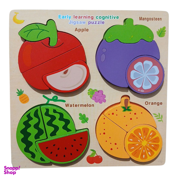 پازل آموزشی مدل آموزش های اولیه طرح میوه ها