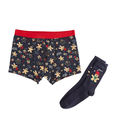 شورت پادار مردانه ال سی وایکیکی مدل W3GM32Z8 به همراه جوراب