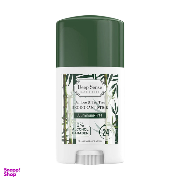 استیک ضد تعریق دیپ سنس مدل Bamboo & Tea Tree وزن 40 گرم