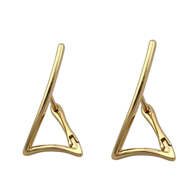 گوشواره زنانه ژوپینگ مدل مثلث کد E5950