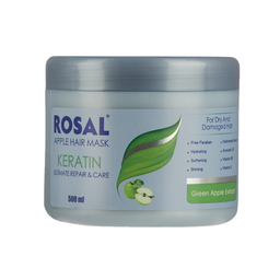 ماسک مو رزال (Rosal) مدل Keratin حجم 500 میلی لیتر
