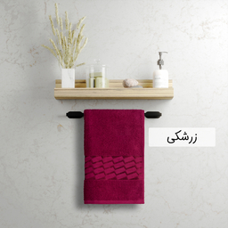 حوله دستی دنیز طرح آرتا سایز 40×80 سانتی متر
