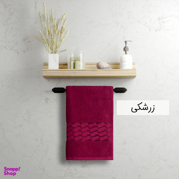 حوله دستی دنیز طرح آرتا سایز 40×80 سانتی متر