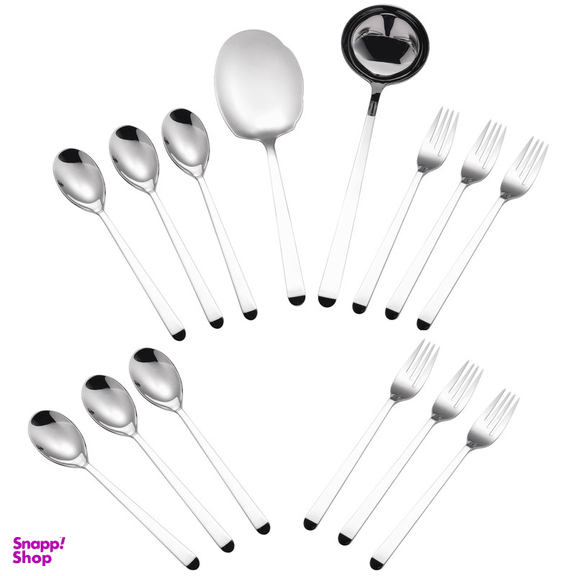 سرویس قاشق و چنگال 14 پارچه جی فی نی مدل 01