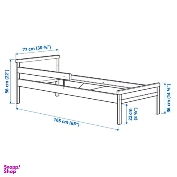 تخت خواب کودک ایکیا مدل SNIGLAR