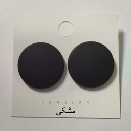 گوشواره زنانه مدل پلاس طرح گرد کد 001