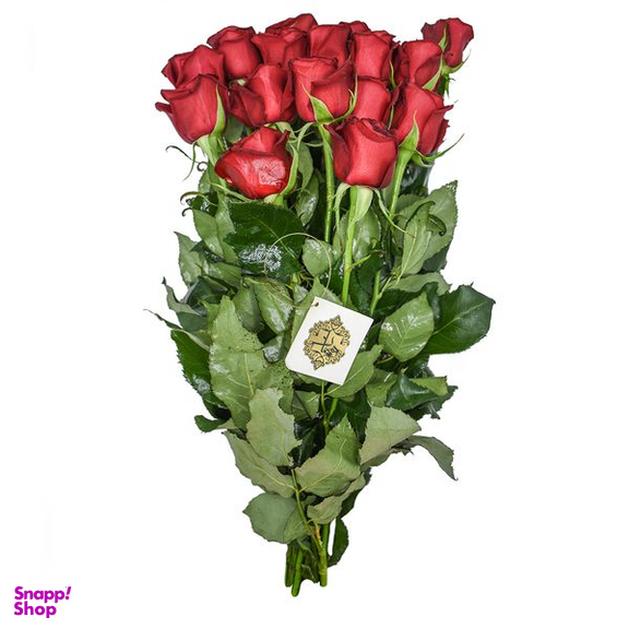 دسته گل رز هلندی قرمز هیمان کد Ro08