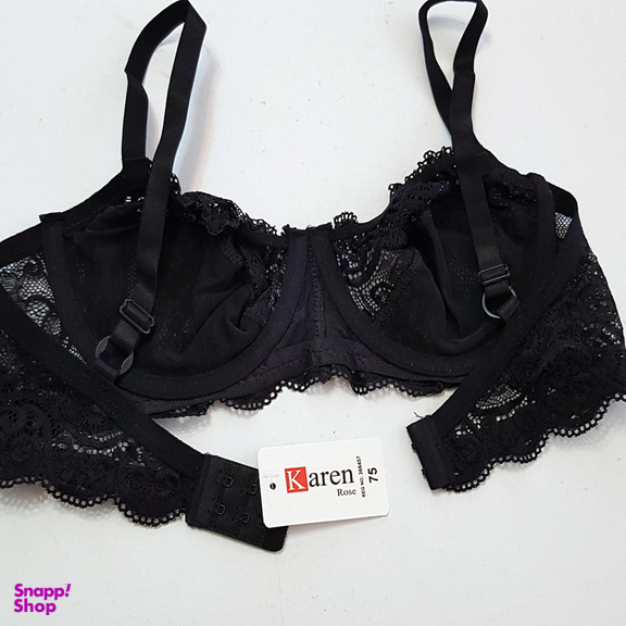 سوتین فنردار زنانه کارنا رز مدل 5286-301 رنگ مشکی