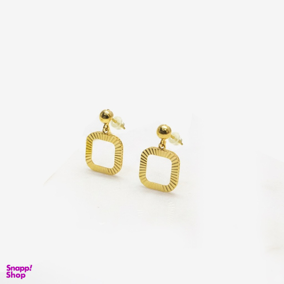 نیم ست طلا 18 عیار زنانه مدل مربعی