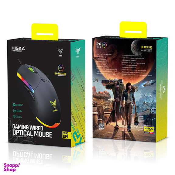ماوس گیمینگ هیسکا مدل HX-MOG330