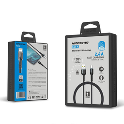 کابل تبدیل USB به microUSB کینگ استار مدل K28A طول 1 متر