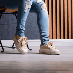 کفش زنانه مدل عروسکی کد 1108 رنگ نسکافه ای