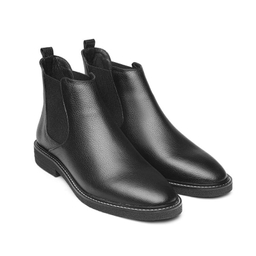 نیم بوت زنانه نوین چرم مدل 1633  WS3648 رنگ مشکی