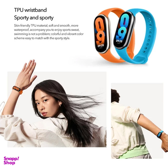 مچ بند هوشمند شیائومی مدل Mi Band 8  نسخه گلوبال