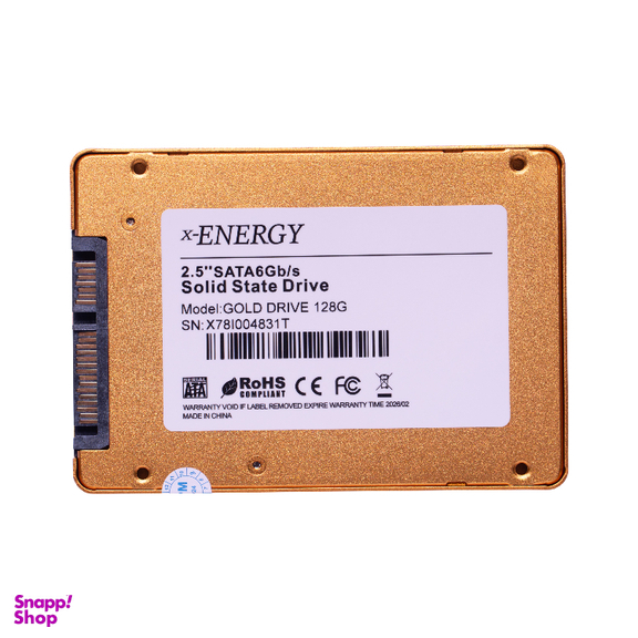 حافظه SSD اینترنال ایکس-انرژی مدل GOLD ظرفیت 128 گیگابایت